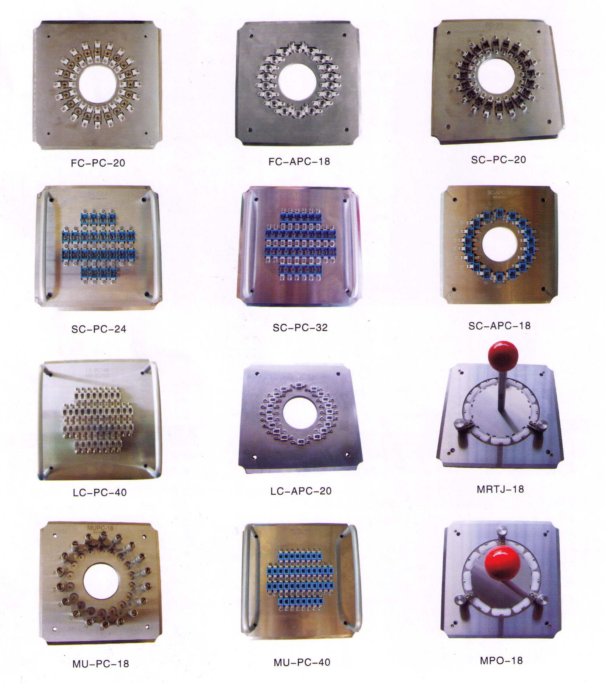 Fixtures and jigs uded for Seiko 550 Type Polishing Machine
